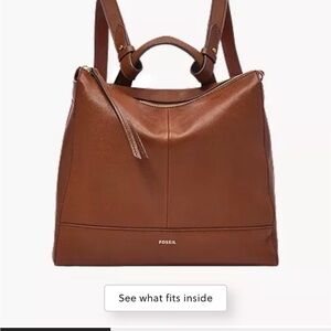 Fossil Brown Leather Women's Bag